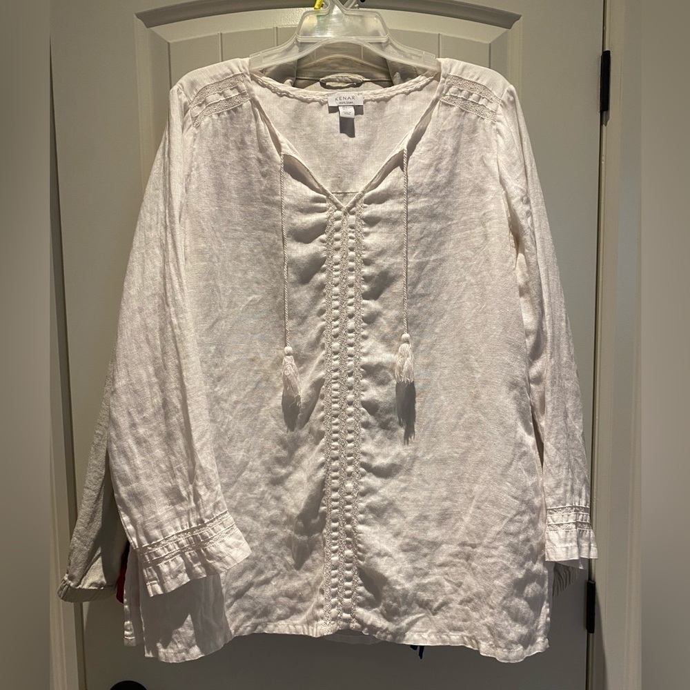 Ladies Kenar Linen Tunic- Size Large